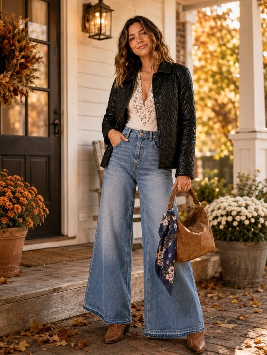 Baccini Jackets & Blazers - Leather Jacket |Diamond Quilted|Fall Moto Chic |Western Style|Petite Large